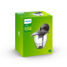 Aplique 1 x 60 w modelo creek negro 20 x 24 x 17,5 cm
