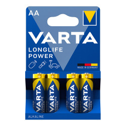 Pila alkalina longlife power aa - lr06 (blister 4 uds) ø14,5x50,5mm