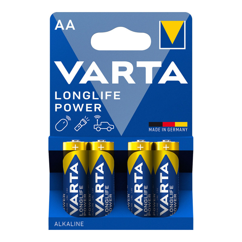Pila alkalina longlife power aa - lr06 (blister 4 uds) ø14,5x50,5mm Pila alkalina longlife power aa - lr06 (blister 4 uds) ø14,5x50,5mm
