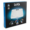 Bascula de baño smart bluetooth con cálculo de la composición corporal, color blanco, máximo 180 kg