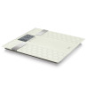 Bascula de baño digital con calculo de la composición corporal color blanco, máximo 180 kg
