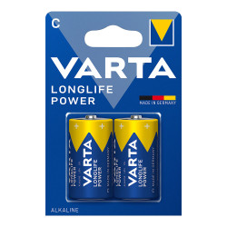 Pila alkalina longlife power c - lr14 (blister 2 uds) ø26,2 x 50 mm