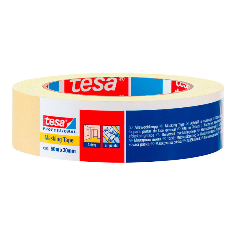 Cinta de pintor 50m x 30mm 4323 tesa Cinta de pintor 50m x 30mm 4323 tesa