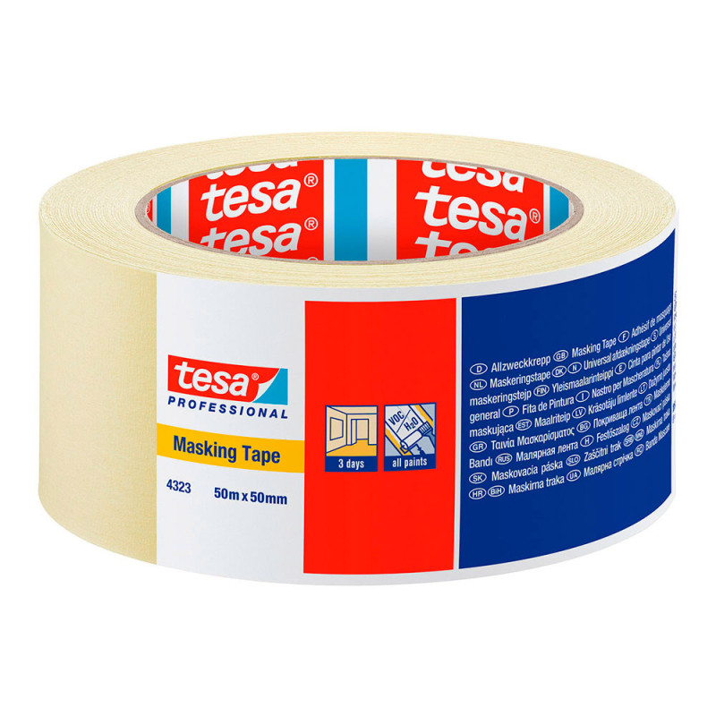 Cinta de pintor 50m x 50mm 4323 tesa Cinta de pintor 50m x 50mm 4323 tesa