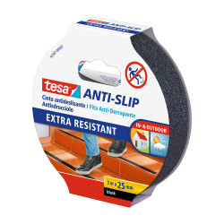 Cinta antideslizante negra 5 m x 25 mm