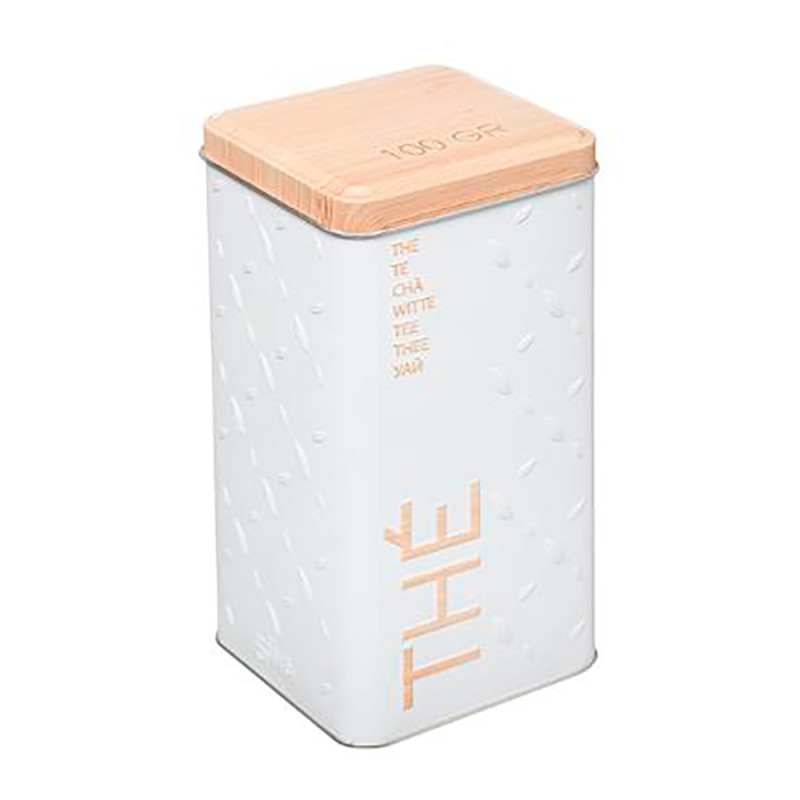Caja metalica para té 100g modelo scandi nature Caja metalica para té 100g modelo scandi nature