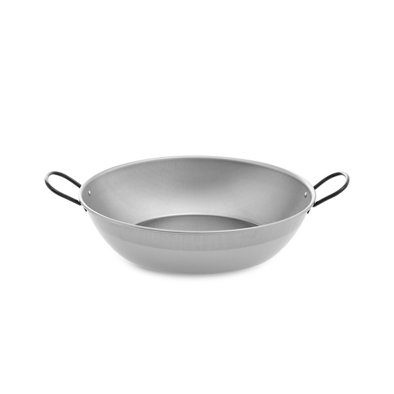 Sarten honda pulida con asas ø30cm. vaello Sarten honda pulida con asas ø30cm. vaello