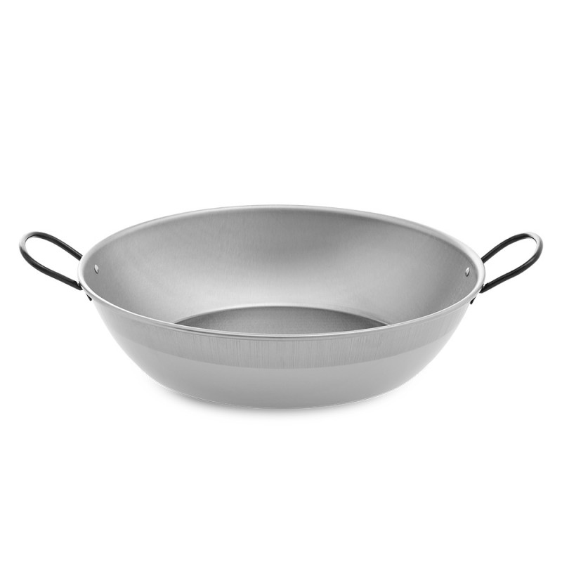Sarten honda pulida con asas ø50cm. vaello Sarten honda pulida con asas ø50cm. vaello
