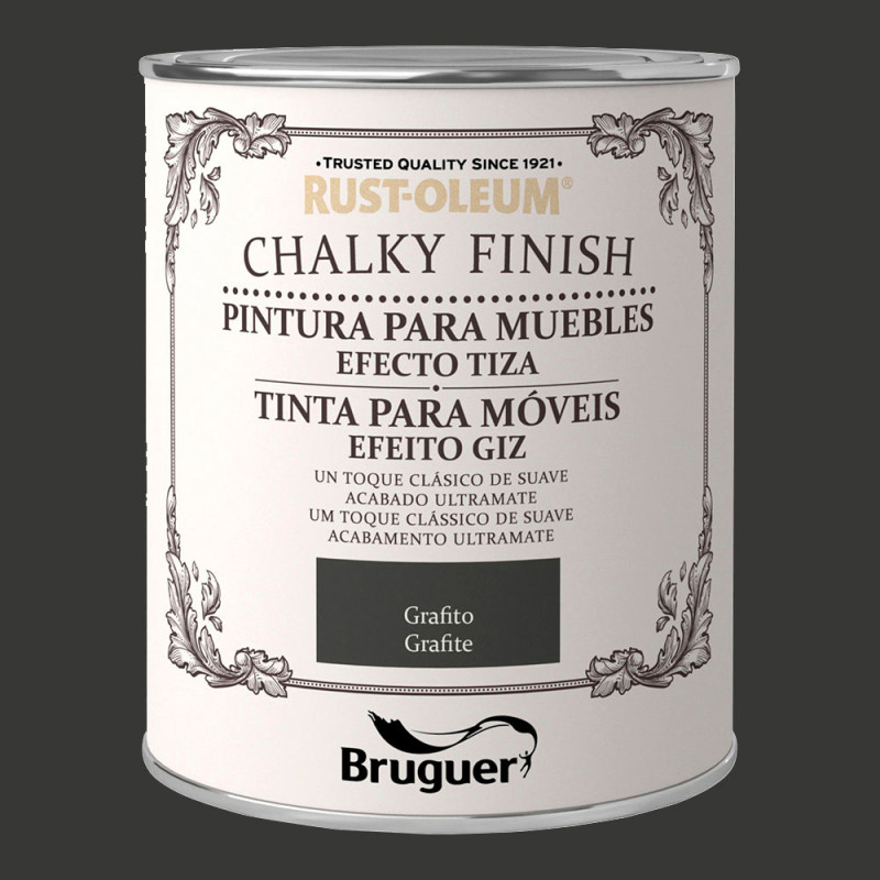 Rust-oleum chalky finish muebles grafito 0,750l 5397533 bruguer Rust-oleum chalky finish muebles grafito 0,750l 5397533 bruguer