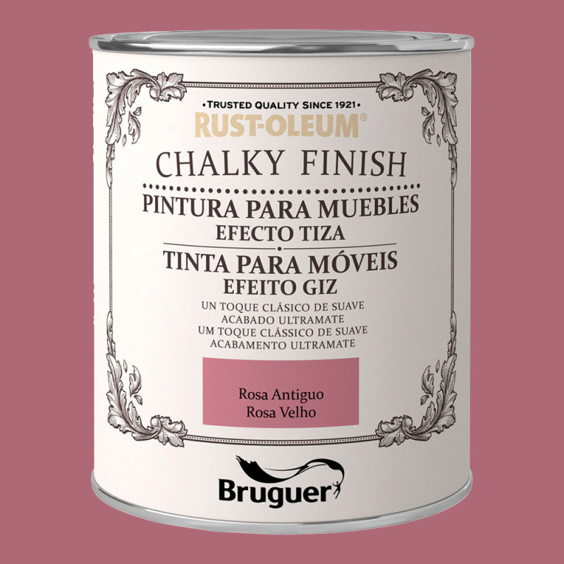 Rust-oleum chalky finish muebles rosa antiguo 0,750l 5397541 bruguer Rust-oleum chalky finish muebles rosa antiguo 0,750l 5397541 bruguer