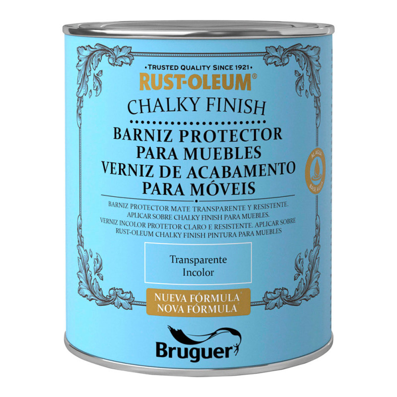 Rust-oleum chalky finish barniz para muebles 0,750l 5586556 bruguer Rust-oleum chalky finish barniz para muebles 0,750l 5586556 bruguer