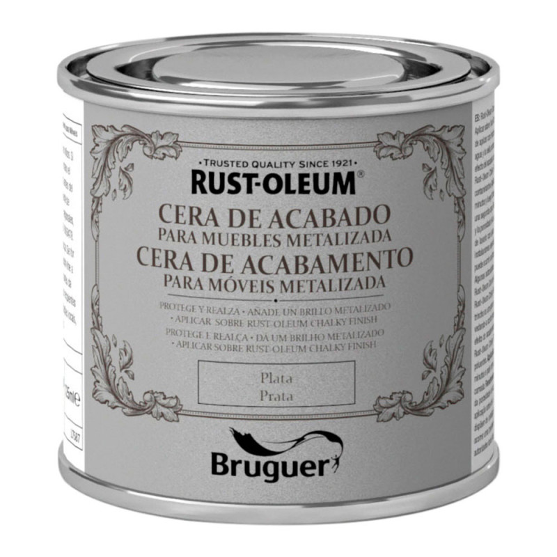 Rust-oleum chalky finish cera para muebles plata 0,125l 5397504 bruguer Rust-oleum chalky finish cera para muebles plata 0,125l 5397504 bruguer