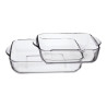 Set 2 bandejas cuadradas para horno