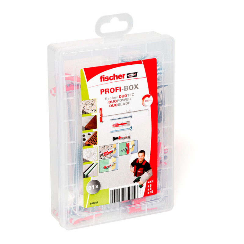 Maletin 91 unid. duoline dp6/8,db,dt10 548861 fischer Maletin 91 unid. duoline dp6/8,db,dt10 548861 fischer