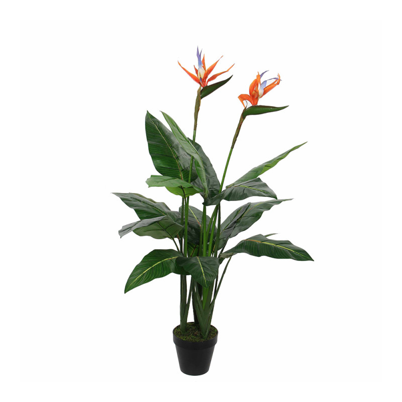 Planta artificial strelitzia ave del paraíso ø60x1100cm Planta artificial strelitzia ave del paraíso ø60x1100cm