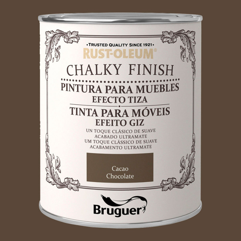 Rust-oleum chalky finish muebles cacao 0,750l 5397519 bruguer Rust-oleum chalky finish muebles cacao 0,750l 5397519 bruguer