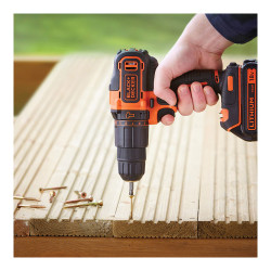 Taladro percutor 18v bdchd18kb-qw black+decker
