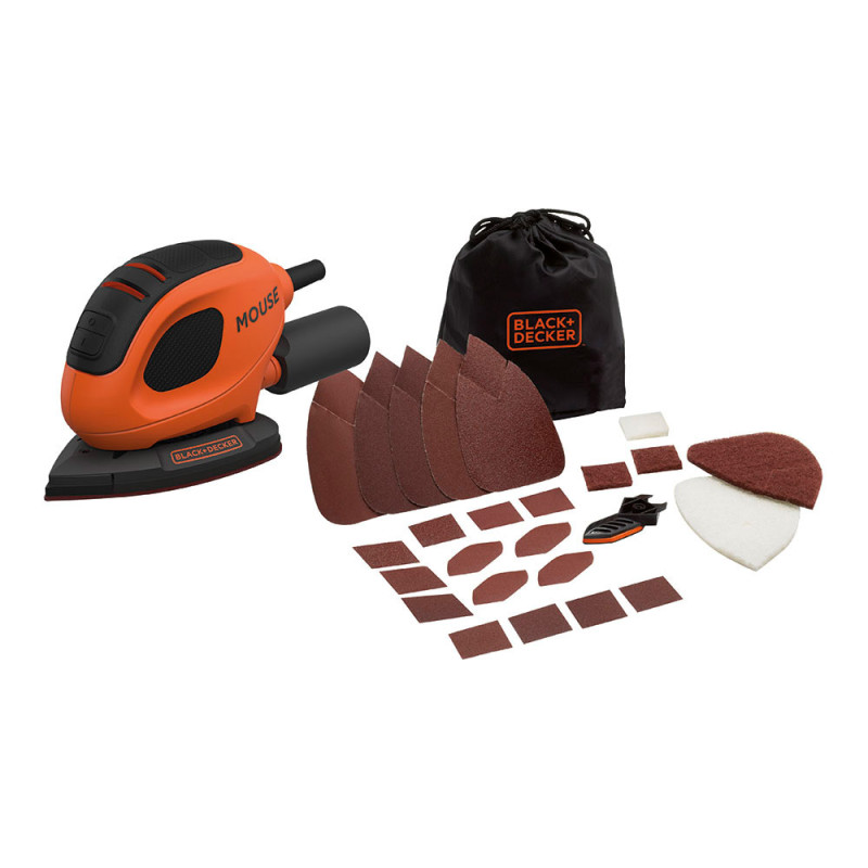 Lijadora de detalle mouse 55w bew230bc-qs black+decker Lijadora de detalle mouse 55w bew230bc-qs black+decker