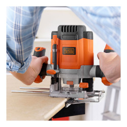 Fresadora electronica 1200w kw1200eka-qs black+decker