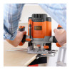 Fresadora electronica 1200w kw1200eka-qs black+decker