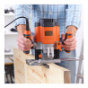 Fresadora electronica 1200w kw1200eka-qs black+decker