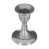 Candelabro de metal plateado 8x6cm modelos surtidos