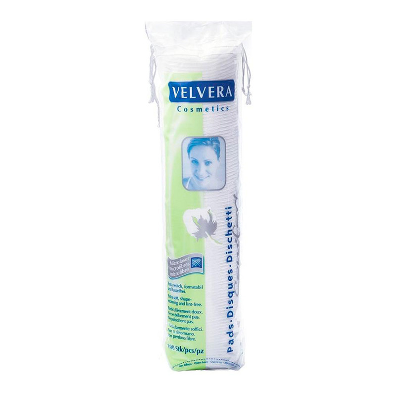 Discos desmaquillantes 1 solo uso 100 unid. velvera Discos desmaquillantes 1 solo uso 100 unid. velvera