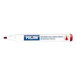 Caja de 12 rotuladores rojos ø4,7mm para pizarra blanca milan