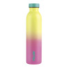 Botella isotérmica de acero inoxidable 304 edición sunset, amarilla 591 ml