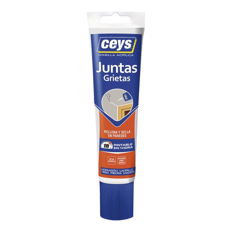 Ceys juntas grietas blanco tubo 125 ml Ceys juntas grietas blanco tubo 125 ml