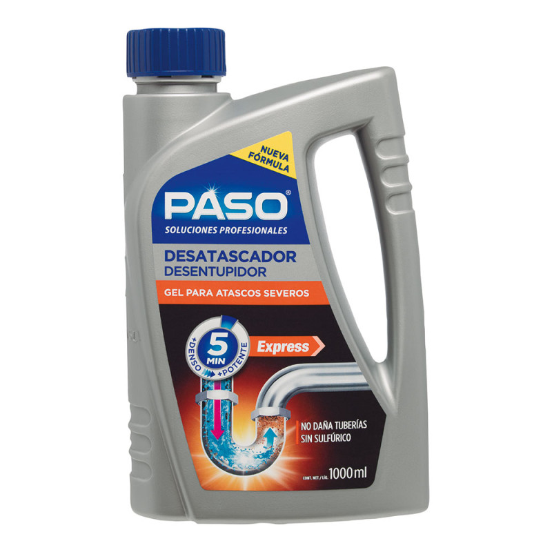 Paso desatascador gel express 1l 705011 Paso desatascador gel express 1l 705011