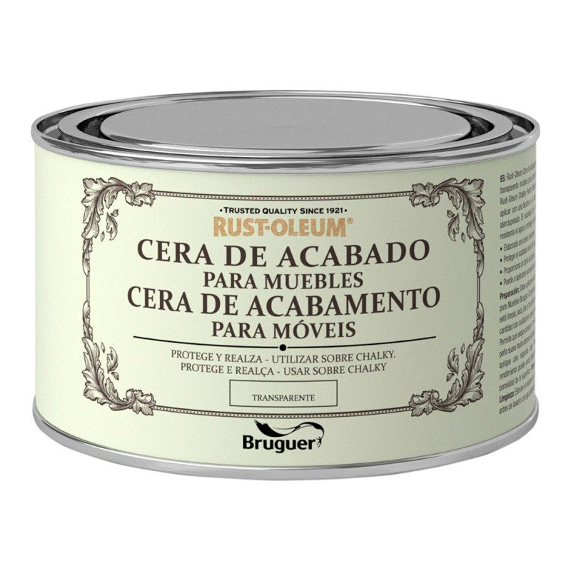 Rust-oleum chalky finish cera para muebles transparente 0,4l bruguer Rust-oleum chalky finish cera para muebles transparente 0,4l bruguer