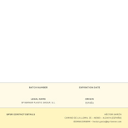 Mesa auxiliar alaska color blanco para exterior 58 x 48 x 30 cm