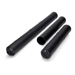Tubo portaplanos extensible de 40 a 75cm ø65mm color negro