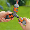 Conector de 3 vias 3/4" - 1/2", blister