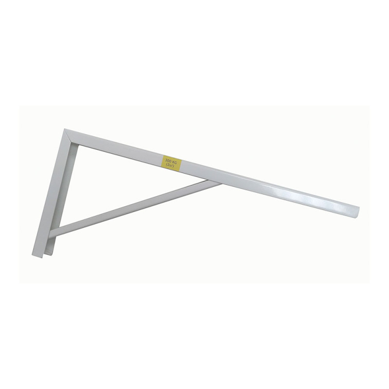 Escuadra de acero blanco robusto 18 x 40 cm edm Escuadra de acero blanco robusto 18 x 40 cm edm