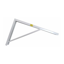 Escuadra de acero blanco robusto 30 x 50 cm edm