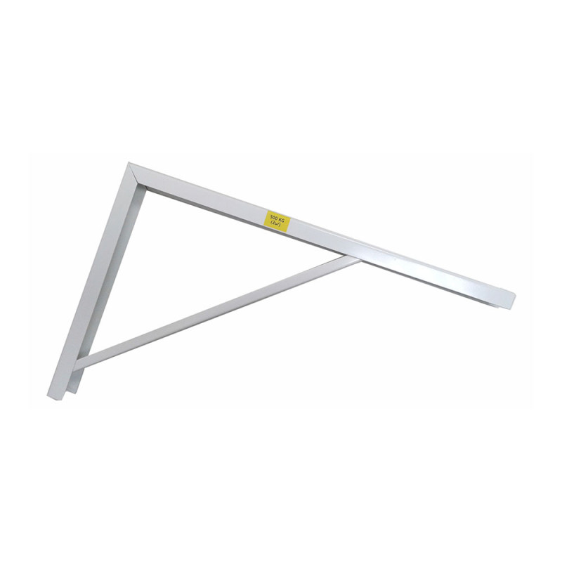 Escuadra de acero blanco robusto 30 x 50 cm edm Escuadra de acero blanco robusto 30 x 50 cm edm
