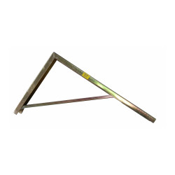 Escuadra de acero bicromatado robusto 30 x 50 cm