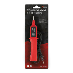 Comprobador de tensión con indicador por led, vca/vcc nimo