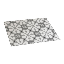 Alfombra vinilica bcn grises 45 x 75 cm
