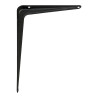 Escuadra de acero negro (s) 6036 150 x 125 mm