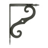 Escuadra de acero negro (s) 200 100 x 90 mm