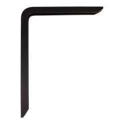Escuadra de aluminio negro (d) 21110 4plus 250 x 150 mm