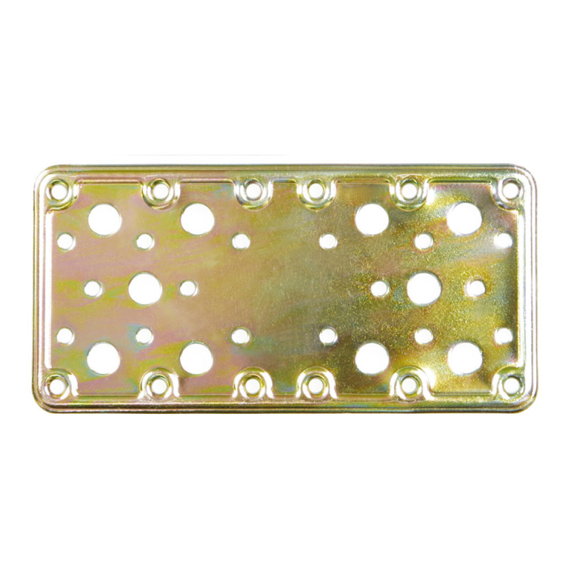 Placa 502-185x90mm acero bicromatado (s) 12123 amig Placa 502-185x90mm acero bicromatado (s) 12123 amig