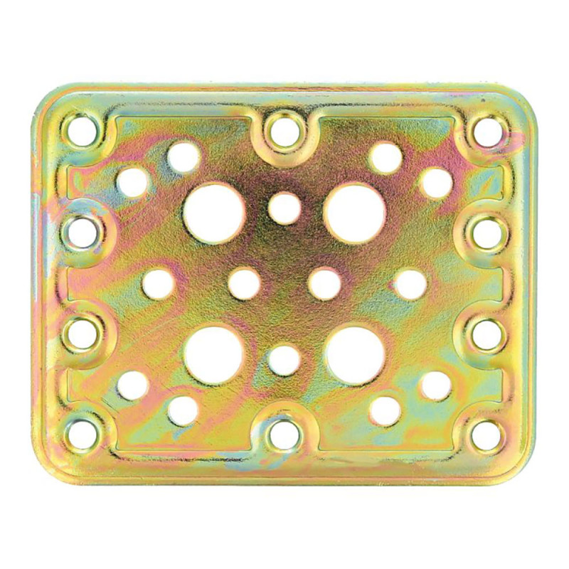 Placa 504-80x100mm acero bicromatado (s) 12125 amig Placa 504-80x100mm acero bicromatado (s) 12125 amig