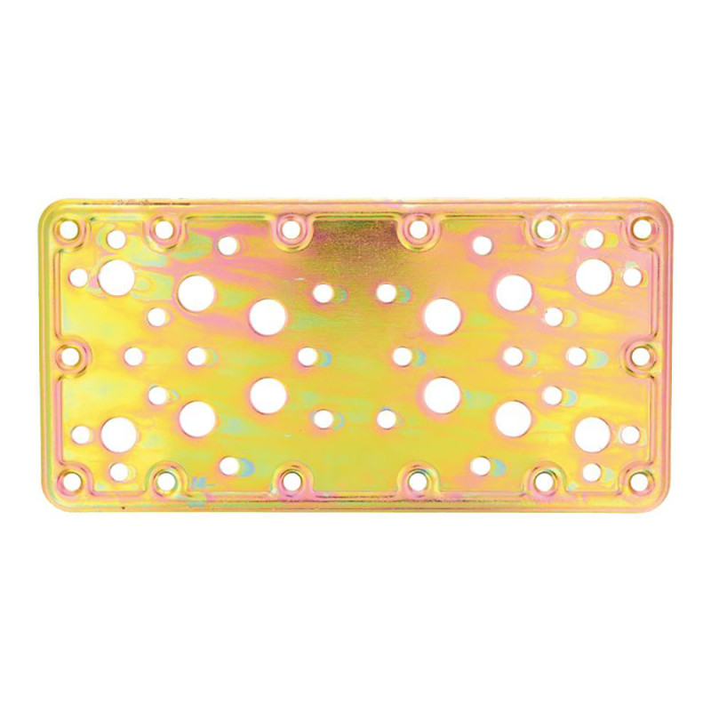 Placa 504-200x100mm acero bicromatado (s) 12128 amig Placa 504-200x100mm acero bicromatado (s) 12128 amig