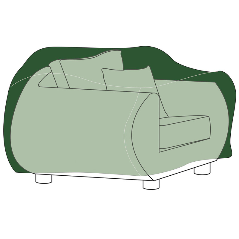 Funda de protección cubre sillón 130x90x70cm 240g/m² Funda de protección cubre sillón 130x90x70cm 240g/m²
