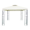 Carpa para eventos color crema 300 x 300 x 265 cm