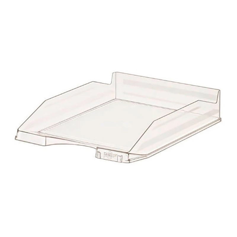 Bandeja sobremesa faibo 93 cristal apilable 350x250x65mm Bandeja sobremesa faibo 93 cristal apilable 350x250x65mm